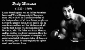 Italian Americans ~ Rocky Marciano