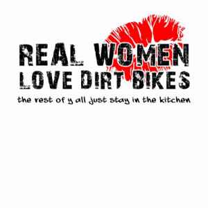 Real Women Love Dirt Bikes Funny Dirt Bike Motocro zazzle_shirt