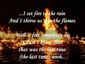 Adele: Set Fire to the Rain