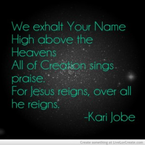 Over All He Reigns