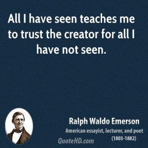 Excerpts from ralph waldo emerson ’s . essay on “self reliance