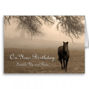 Posts related to happy birthday ecard horse