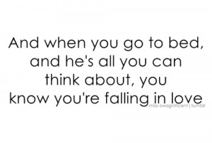 Falling For Him Quotes Pics