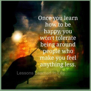 Learn to be happy