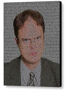 The-Office-Dwight-Schrute-Quotes-Mosaic-AMAZING-Framed-Limited-Edition ...