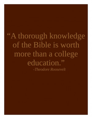 Theodore Roosevelt - No true 