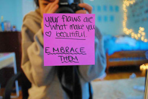 flaws # beautiful # beauty # embrace your flaws # cute # teen # your ...