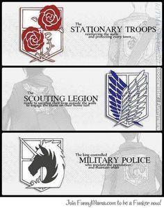 in Attack on Titan via otaku land page I choose wings of freedom ...