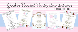 Gender Reveal Party Invitations in a variety of styles and themes to ...