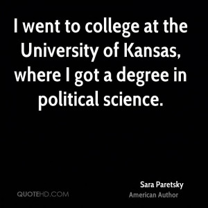 Sara Paretsky Science Quotes