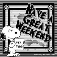 Snoopy Great Weekend quote