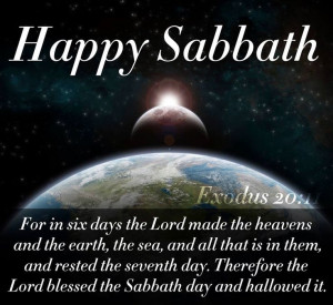 ... day: wherefore the LORD blessed the sabbath day, and hallowed it