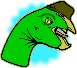 Cartoon Dinosaur Head
