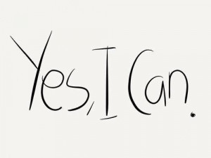 Yes, I Can....