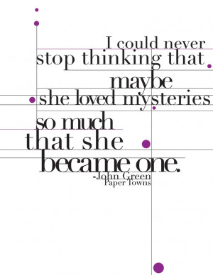 ... Quotes Poetry, Book Quotes And Booky Th, Papertowns, Mysteries