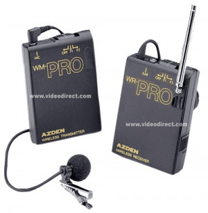 PRO Professional Videography VHF Wireless System With Lapel Microphone