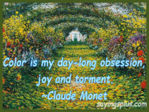 Famous Artists Quotes - Claude Monet