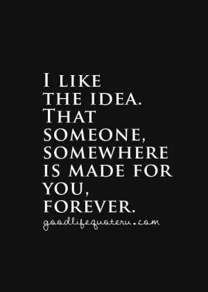 We were made for each other