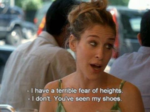 Carrie Bradshaw, our shoespiration.
