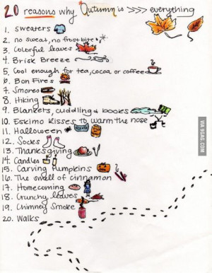 Reasons I love fall.