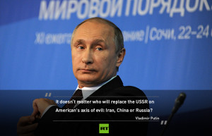 ... allows US to sell black for white’: Putin’s key Valdai quotes