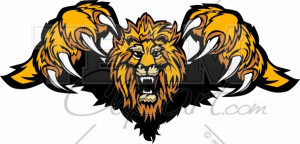 Lion Mascot Clip Art