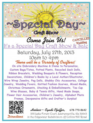 Craft Show Flyers. Start The Day Off Quotes. View Original . [Updated ...