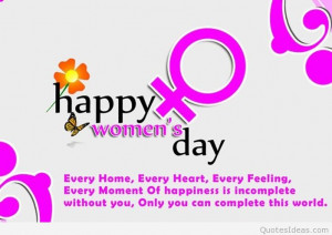 Happy women’s day 8 march quotes and sayings