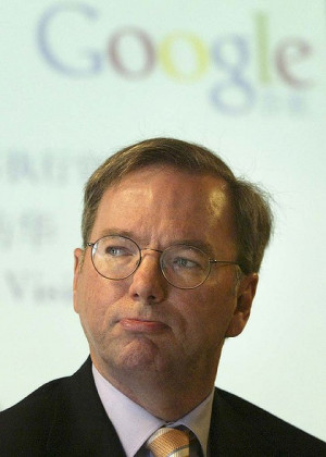 Google CEO Eric Schmidt. Photo: Reuters