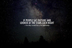 Stargazing at Night …