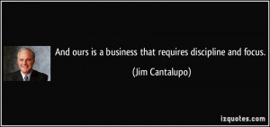 More Jim Cantalupo Quotes
