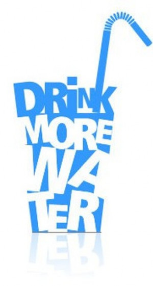 Always have water within reach. Fill up a one-liter bottle of water ...