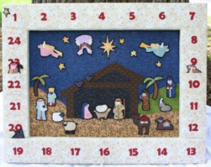 Nativity Advent Calendar Pattern