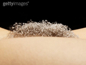 on woman's pubic hairs, close-up_创意图片_Getty Images China