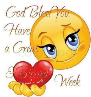 Have a blessed week