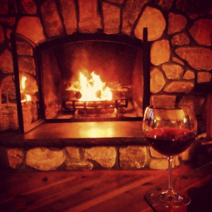 COZY FIREPLACE WINE | red wine and a fireplace. (Drouhin Pinot Noir ...