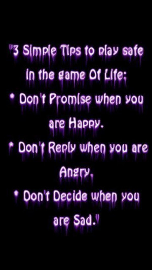 Dont reply when you are angry