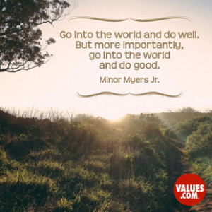 An inspiring quote about #volunteering from www.values.com #dailyquote ...