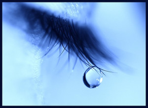 Perhaps our eyes need to washed by our tears once in a while, so that ...