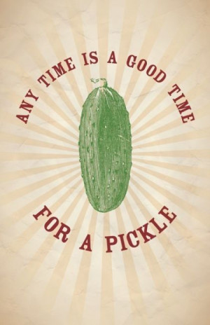 Good Time for a Pickle by sarahayashi on Etsy