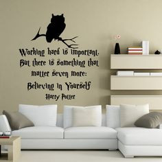 Harry Potter wall decal quote - vinyl wall art - vinyl wall quotes ...
