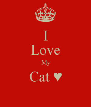 Quotes Pictures List: I Love My Cat