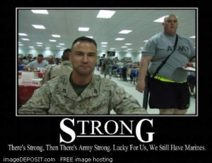 :This actually pisses me off.. Im sure there are fat Marines ...
