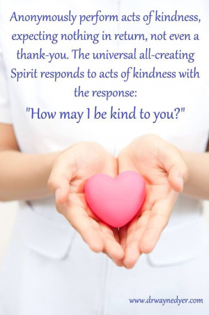 ... nullifies completely the purpose kindness, charity, helping others