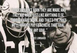 Vince Lombardi Quotes Teamwork