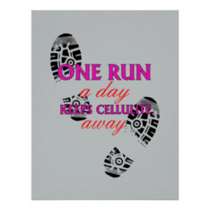 Funny Running Quote - Motivational Fitness Posters Poster