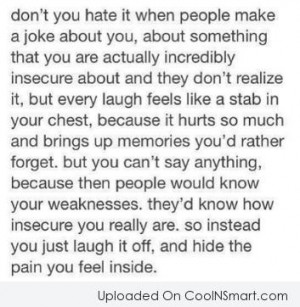 Insecurity Quotes and Sayings