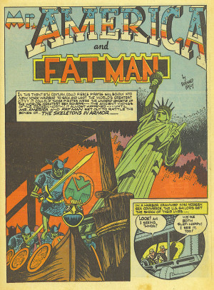 Mr. America and Fat Man-Bernard Baily-1942