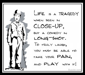 Charlie Chaplin on pain