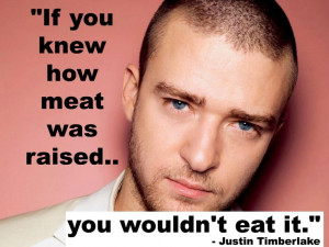 Justin Timberlake- even if this is just a line he said, I bet some of ...